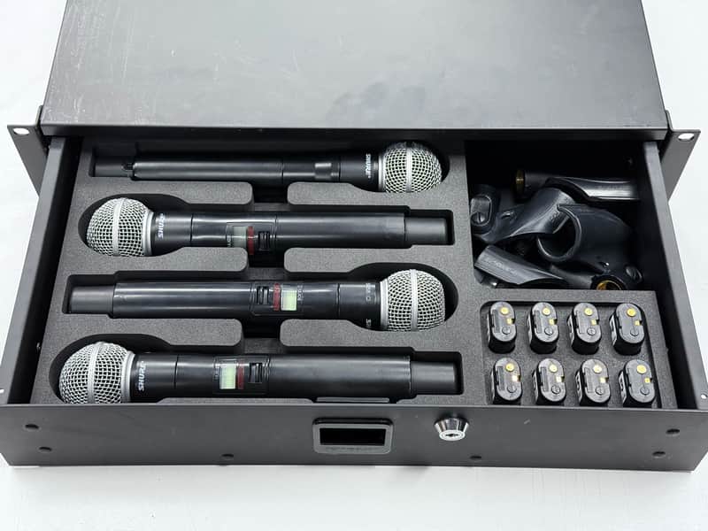 Foam Insert for Gator GRW-DRWSH2 Drawer for Shure Wireless Handhelds QLXD2 ULXD2 AD2 SB900 image 1