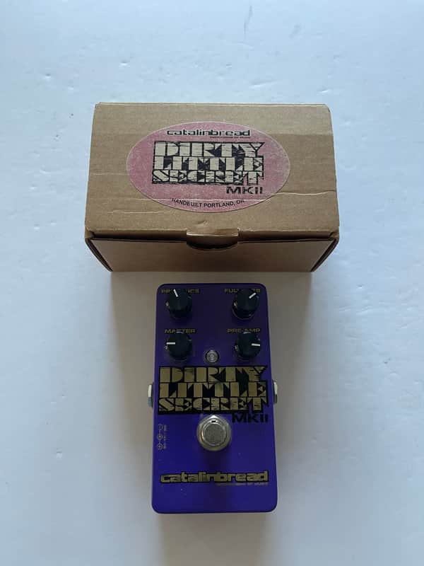 Catalinbread Dirty Little Secret Overdrive MKII Guitar Effect Pedal + Box image 1