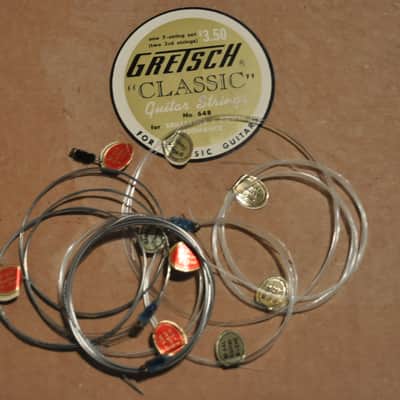 Gretsch 'Classic' Guitar strings set - 1950's "T" roof logo in original box image 5