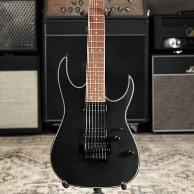 Ibanez RG7420EX 7-String Electric Guitar - Black Flat image 3