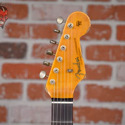 Fender Custom Shop LR25 ‘62/‘63 Stratocaster Super Heavy Relic Shell Pink Boos Leather Custom Pickguard 2025 image 10