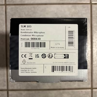 Neumann TLM 103 Large Diaphragm Cardioid Condenser Microphone (MINT!) ✨ image 2