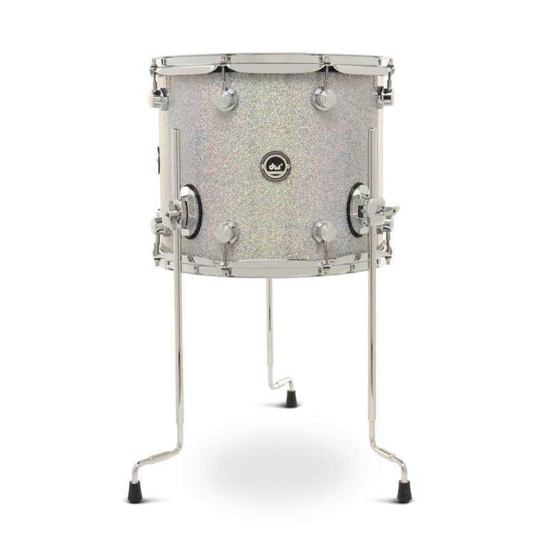 DW DWe Electronic/Acoustic Floor Tom 14x12 Diamond Nebula image 1