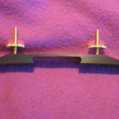 NOS Gibson rosewood bridge assembly base + wheels for L5 Super 400 byrdland 137 L4 archtop ces abr1 image 1