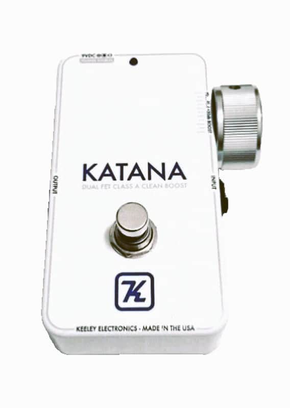 Keeley Katana Clean Boost V2 - Throwback White Edition image 1