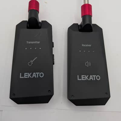 Lekato WS-90 2023-2024 Wireless Guitar Unit- Black image 2
