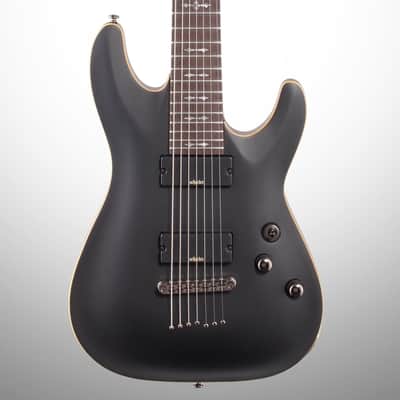 Schecter BlackJack 007 2004 Black 7-String Electric Guitar | Reverb