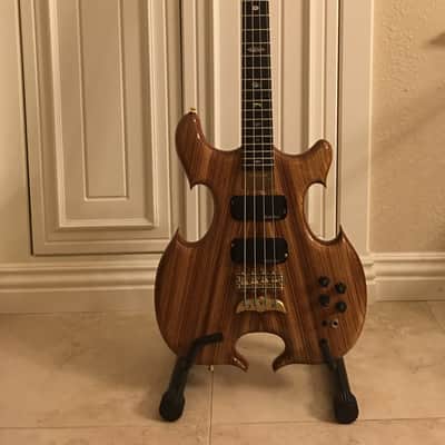 Alembic Custom 4 String JPJ 2016 - Zebrawood image 7