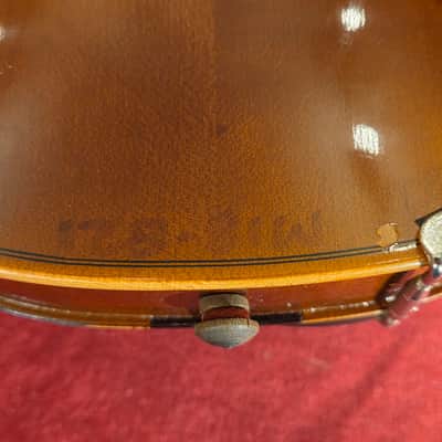 Vintage 1970s MIJ Kiso Suzuki Copy of Antonius Stradivarius 3/4 Violin Natural w/ OHSC & Bow image 19