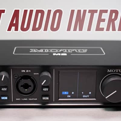 MOTU M2 USB-C Audio Interface 2019 - Present - Black image 2