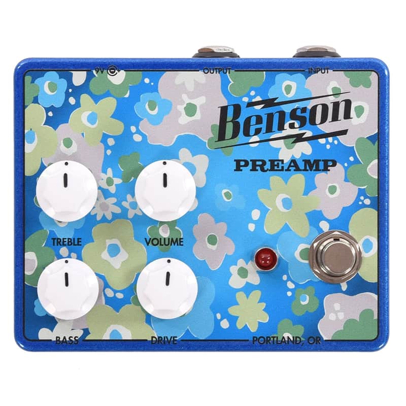 Benson Amps FET Preamp Pedal Limited Flower Child Finish image 1