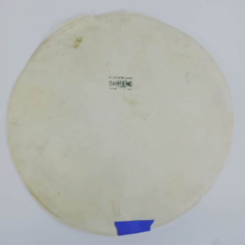Slingerland Radio King Calf Skin Drum Head Retuck Project 12-13"Tom Vintage 40s image 1