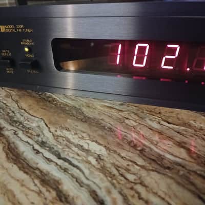 Spectro Acoustics 220R FM Digiral Tuner! Rare! 1980 - Black mil-spec anodized image 4