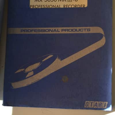 Otari Manual For MX5050-8 Eight Track Tape Recorder ( Manual Only) image 2