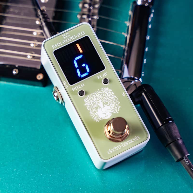 Electro-Harmonix 2020-2.0 v2.0 Tuner Mini Pedal Tuner - Authorized Dealer image 1
