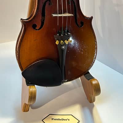 4/4 Adult Vintage Violin Unlabeled believed to be German 1910 - Varnished Maple & Spruce image 2