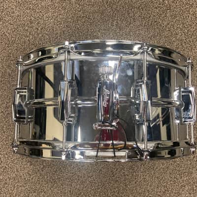 B Stock Ludwig LB402B Brass Edition Supraphonic 6.5x14" 10-Lug Snare Drum 1994 - 2019 - Chrome-Plated image 3