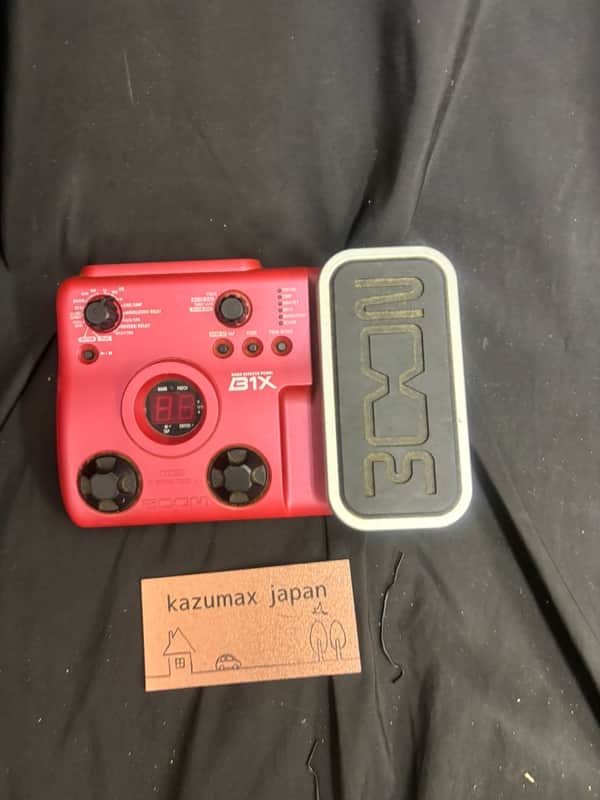 Zoom G1X Bass Effects Pedal Multi Effects Processor Expression Pedal Tested image 1