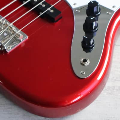 2002 Fender Japan Jazz Bass Standard (Candy Apple Red) image 3