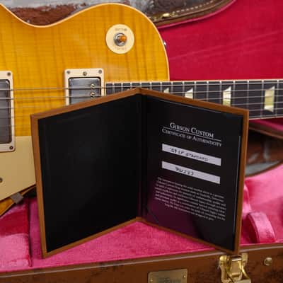 Gibson Custom Shop 1959 Les Paul Standard Reissue Flame Maple Top Lemon Burst VOS 2025 w/OHSC image 12