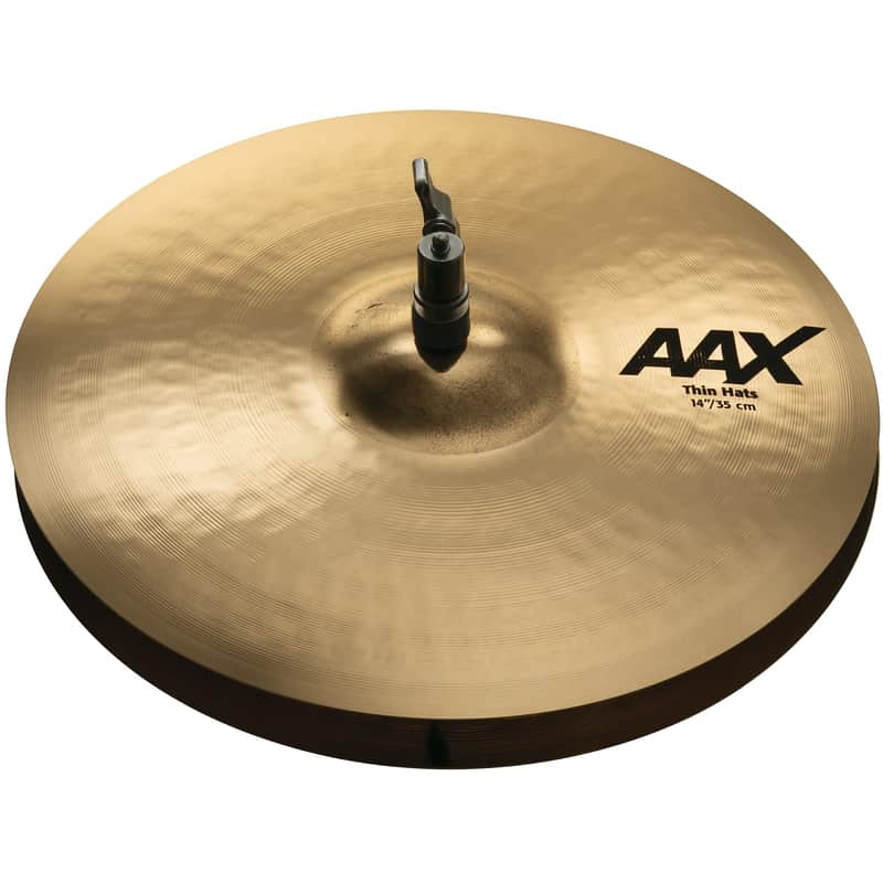 Sabian 14" AAX Thin Hi-Hat Cymbal (Top) image 1