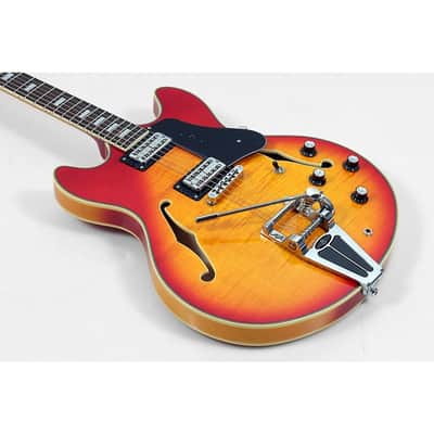 SIRE Larry Carlton H7T Electric Guitar - Cherry Sunburst image 3
