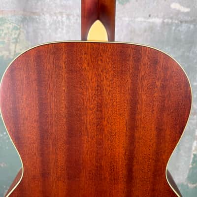 Recording King Rattlesnake Wood Body Resonator Guitar - Brown Satin image 9