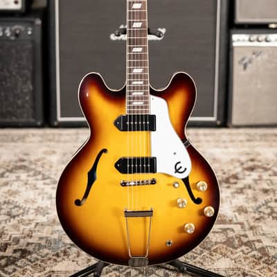Epiphone USA Casino Hollow-Body Electric Guitar - Vintage Burst with Hardshell Case image 3