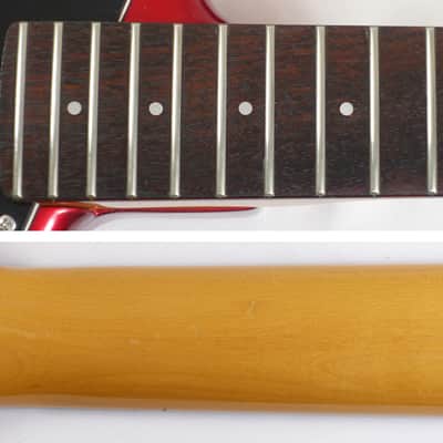 1983 Squier JV Contemporary Series Stratocaster HH Candy Apple Red Japan MIJ image 10