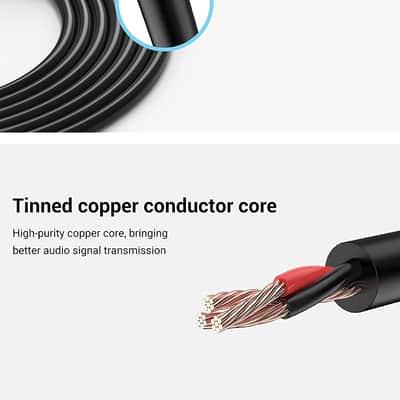 VENTION 6.35mm to 6.35mm Guitar Cable 2m (RRP £12.99) from Sinners Music image 3