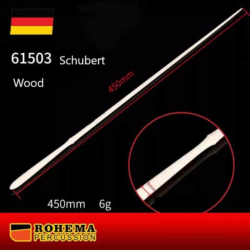 Rohema Schubert Conductor Baton - German Hornbeam, 450mm image 1
