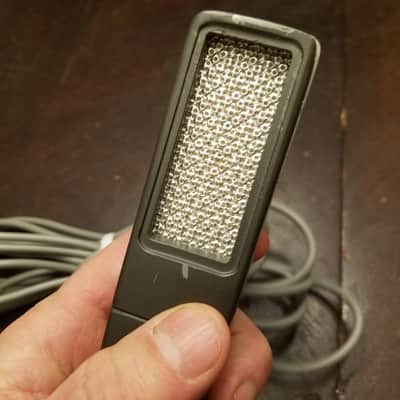 Electro-Voice 927 Webcor Crystal Slim Mic Hi-Z Lo-Fi RCA out or 727 Ceramic 1960 - light and dark grey image 2