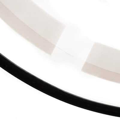 22 Inch Bass Drum Head | Coated Clear Single Ply Percussion Skin | Silkscreened Edge Damping Ring | Aluminum Hoop Drum Kit Accessory image 2