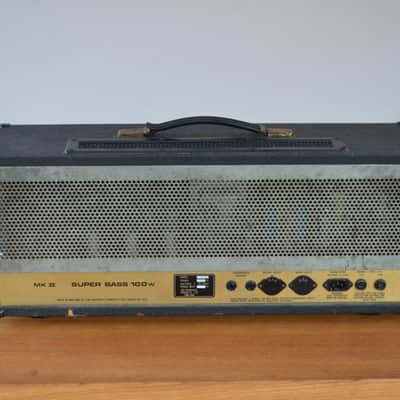 Marshall JCM 800 Bass Series MKII 100-Watt Head 1982 image 15