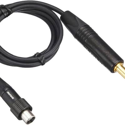 Shure WA305 1/4-Inch TA4F Premium Cable Thread Lock Collar 3ft image 1
