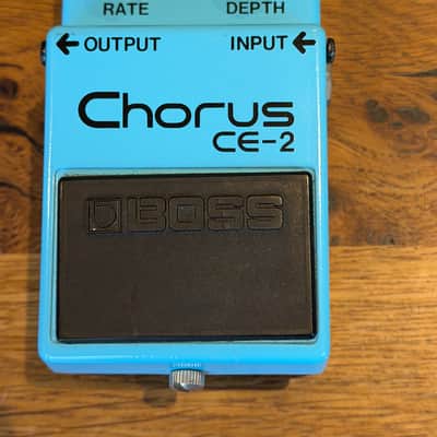 Boss CE-2 Chorus very rare early silver screw model image 2