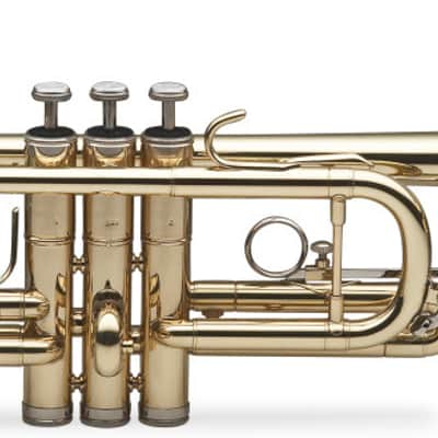 STAGG C Trumpet With ABS Case: Professional Clear Lacquer Finish With 7C Silver-plated Mouthpiece 2 Year Warranty image 2