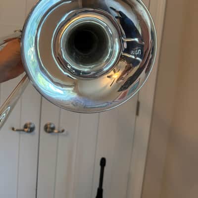 King 3B Professional Trombone, 1970's - Silver-Plated image 8