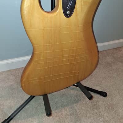 1978 Fender Jazz Bass 3-Bolt with Maple Fingerboard Bullet Truss Rod Natural Relic & Checking 9.2 lbs image 3