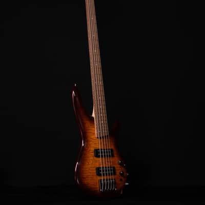 Ibanez SR405 Electric Bass, Dragon Eye Burst - Blem image 7
