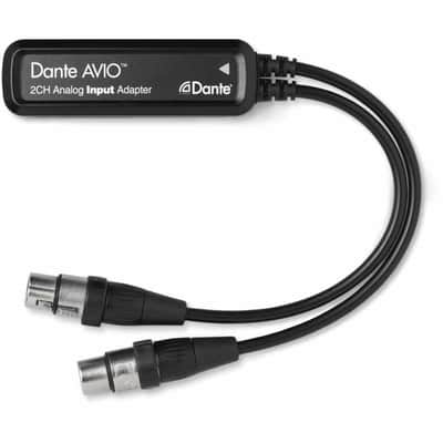 Dante ADP-DAI-AU-2X0 AVIO Adaptateur DANTE analogique 2IN image 1