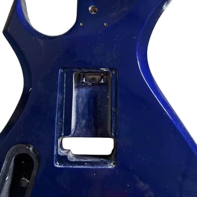 Blue HH Warlock Style Guitar Basswood Body image 3