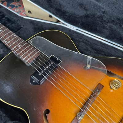 *Video* 1951 Gibson ES-125 Hollow Body P90 Tall Knobs Unique Original Hardware image 12