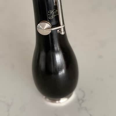 Kohlert & Co. Winnenden English Horn with original case. 1950s - Black stained grenadilla wood body and silver keys image 19