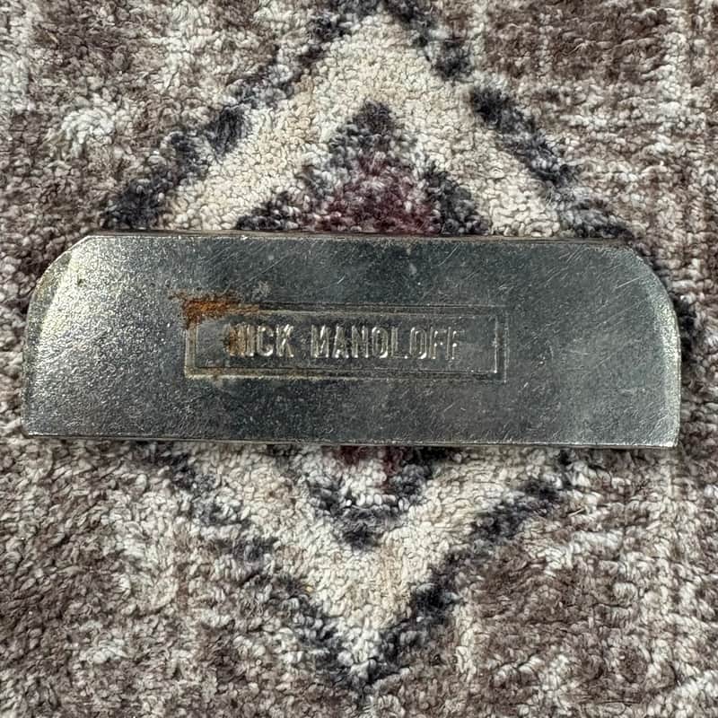 Vintage Nick Manoloff Student Tone Bar Slide Nickel For Lap Pedal Steel Squareneck Resonator! image 1