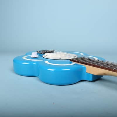Debutante Daisy Rock Electric Guitar Short Scale 💙 Blue Flower image 15
