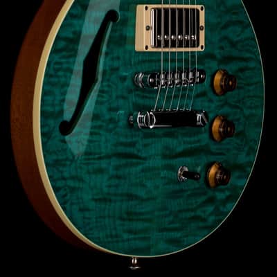 Hamer Custom Shop Artist Custom (2004) - Transparent Teal #53727 with Original Hard Case image 6