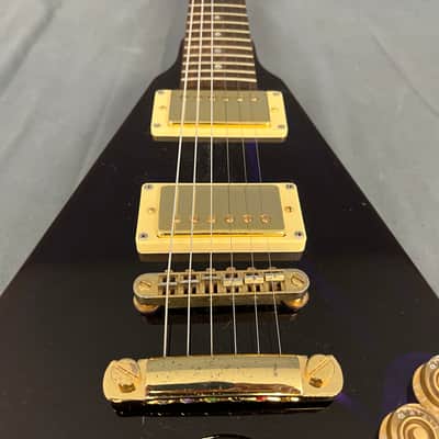 Galveston Electric Guitar Purple Transparent Lucite Acrylic with Case image 6