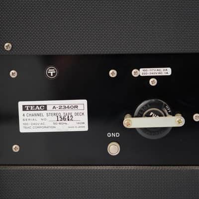 Teac A-2340R 7" 4-Track 4-Channel Reel to Reel Tape Machine #58960 image 10