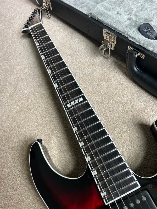 ESP E-II Horizon NT-II 2025 - Thru Black Cherry Sunburst W/ OHSC - Image 5